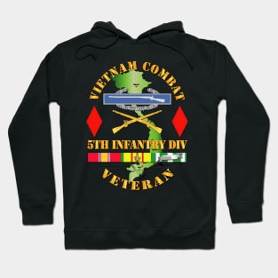 Vietnam Combat Infantry Veteran w 5th Inf Div SS V1I Hoodie